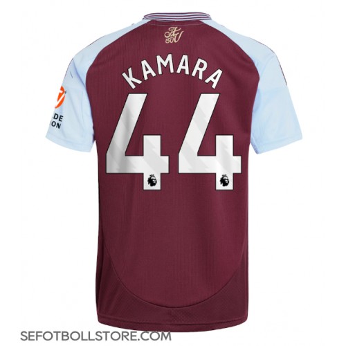 Aston Villa Boubacar Kamara #44 Replika Hemmatröja 2024-25 Kortärmad